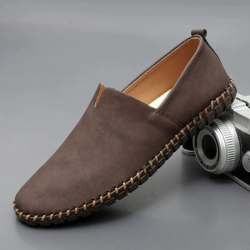 Cole | Leather Slip-On Loafers
