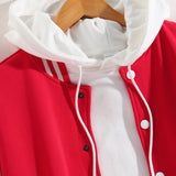 Samuel | Contrast Trim Baseball Jacket