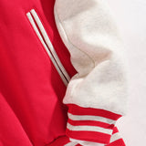 Samuel | Contrast Trim Baseball Jacket