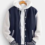 Samuel | Contrast Trim Baseball Jacket