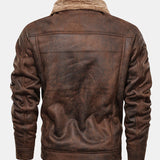 Thierry | Faux Suede Jacket with Faux Fur Lining