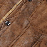 Thierry | Faux Suede Jacket with Faux Fur Lining