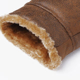 Thierry | Faux Suede Jacket with Faux Fur Lining