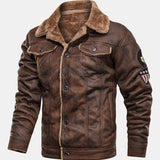 Thierry | Faux Suede Jacket with Faux Fur Lining
