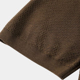 Bryce | Knit Polo with Open Lapel Collar