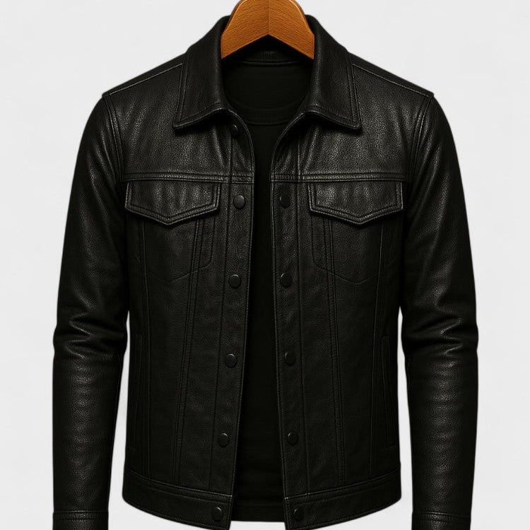 Fabien | Zip-Up Biker Jacket