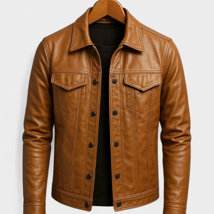 Fabien | Zip-Up Biker Jacket