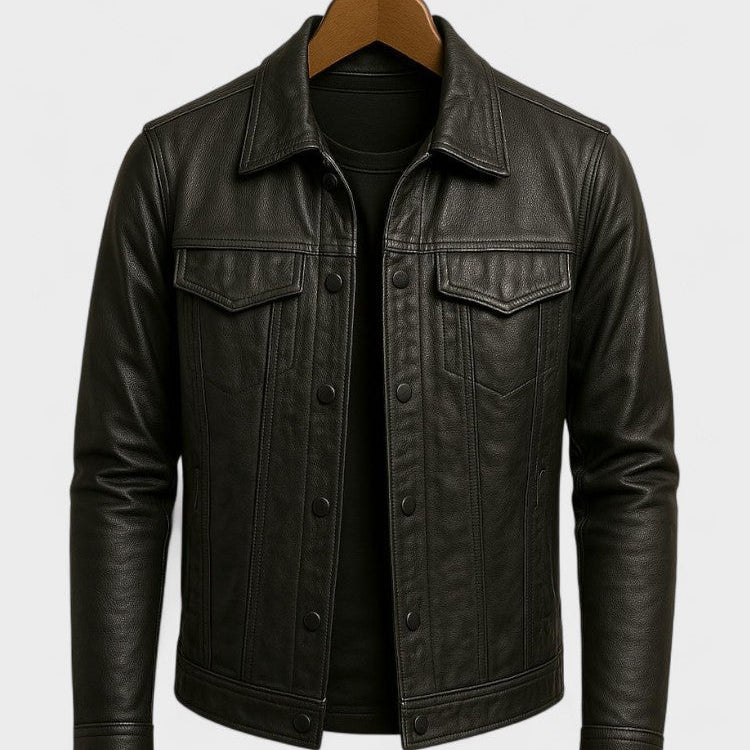 Fabien | Zip-Up Biker Jacket