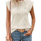 JENNIFER - Women Lightweight Knit Chic Tee