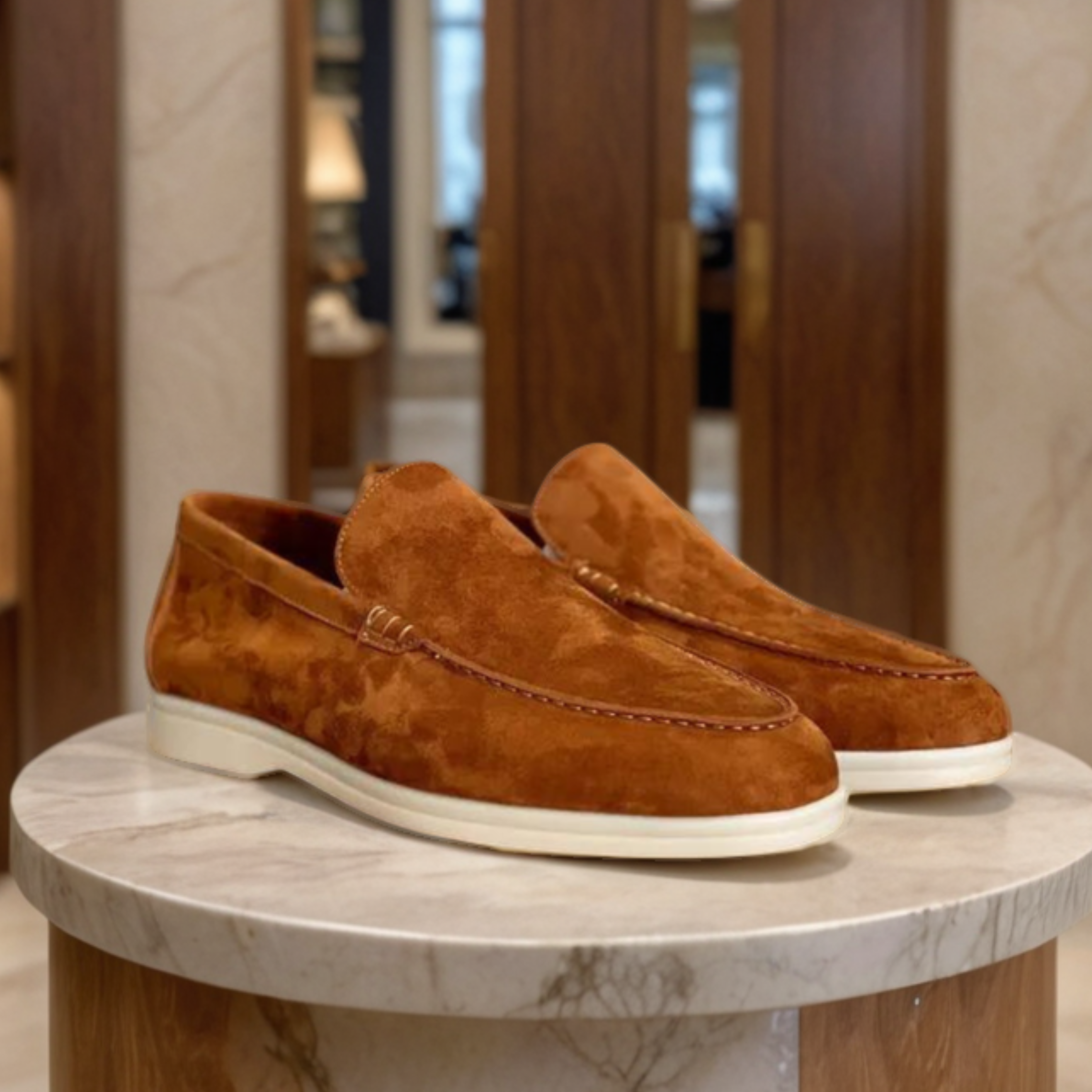 Evan | High-Quality Suede Loafers