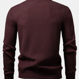 Silas | Ribbed Henley Sweater