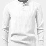 Silas | Ribbed Henley Sweater