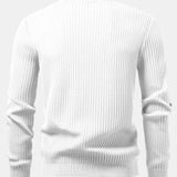 Silas | Ribbed Henley Sweater