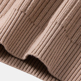 Silas | Ribbed Henley Sweater