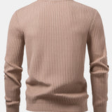 Silas | Ribbed Henley Sweater