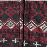 Weston | Geometric Print Zip Sweater