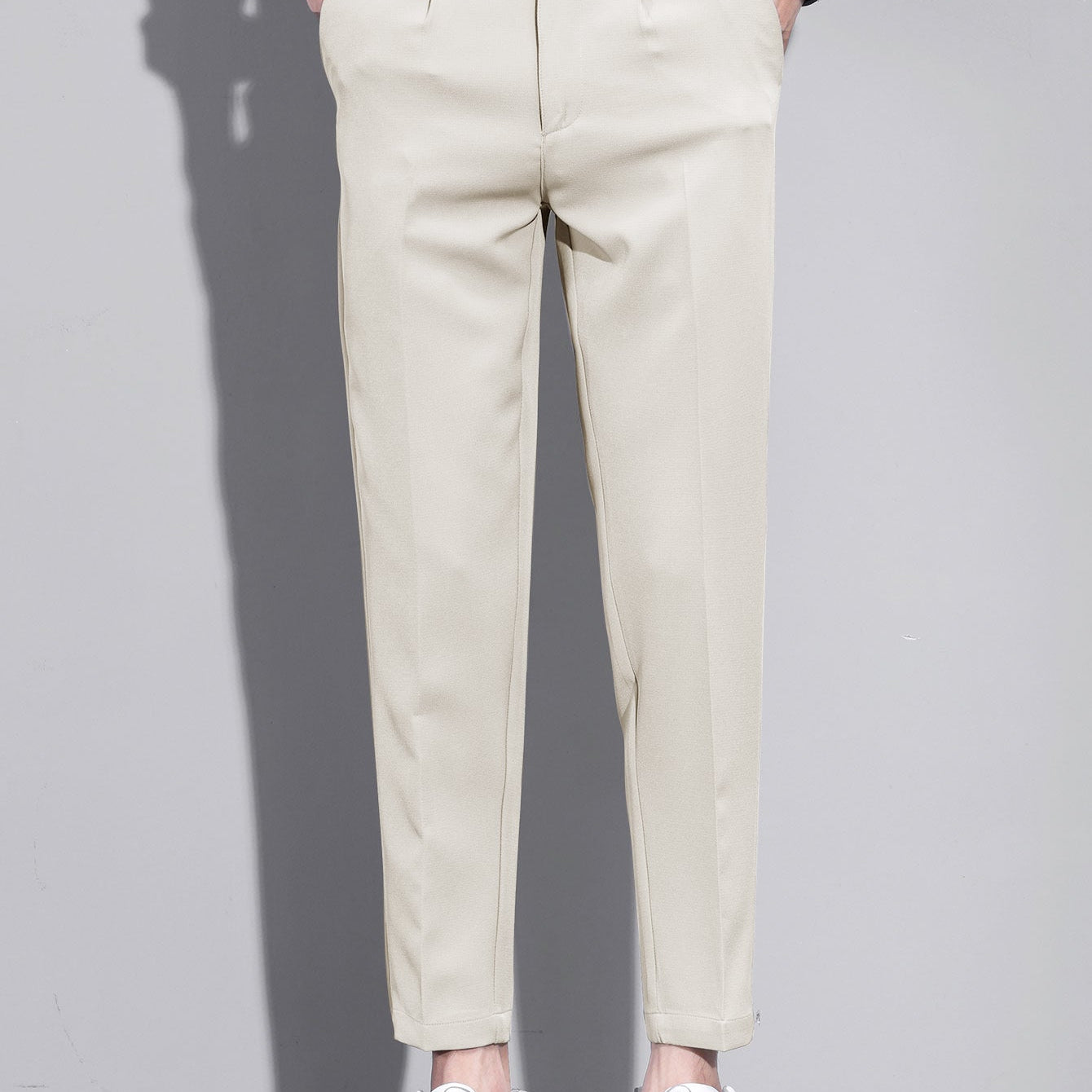 Andre | Slim Fit Cropped Pants