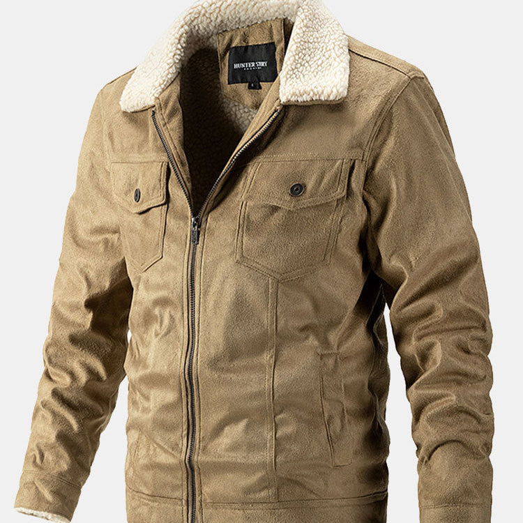Crosby | Faux Suede Jacket with Teddy Lining