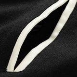 Leo | Wool-Look Baseball Jacket with Faux Leather Sleeves