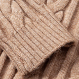 Tristan | Jacquard Cable Knit Crew Neck Sweater