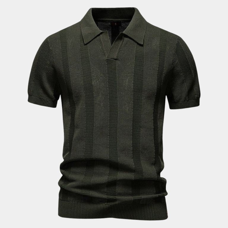 Bradley | Textured Knit Polo