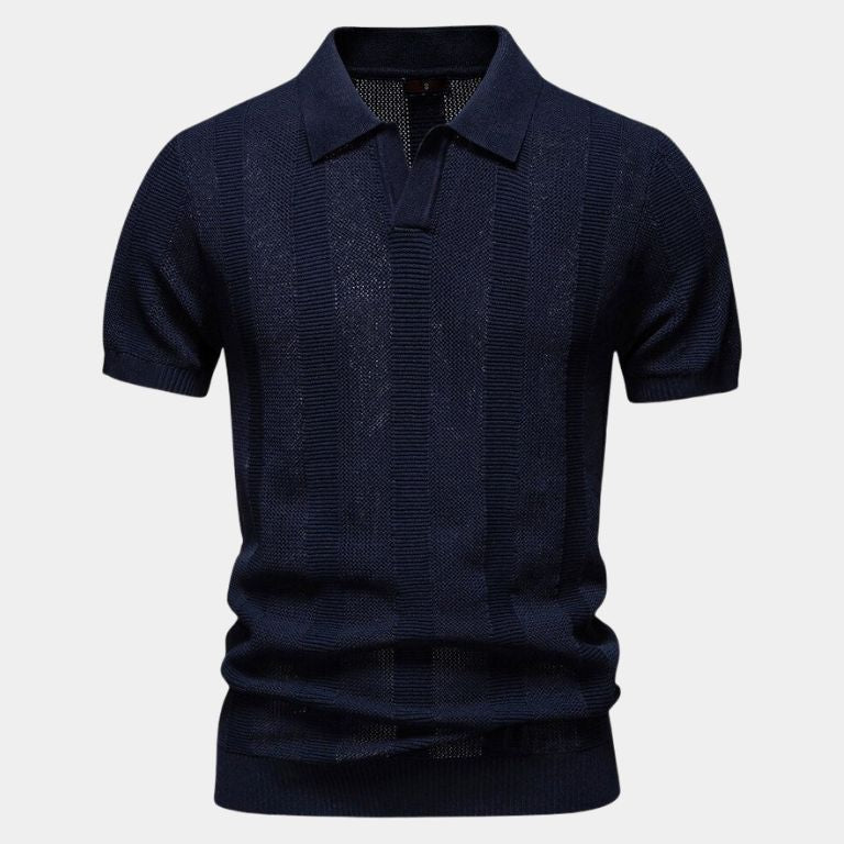 Bradley | Textured Knit Polo