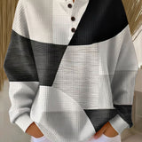 Margaret | Color-Block Waffle Knit Sweater