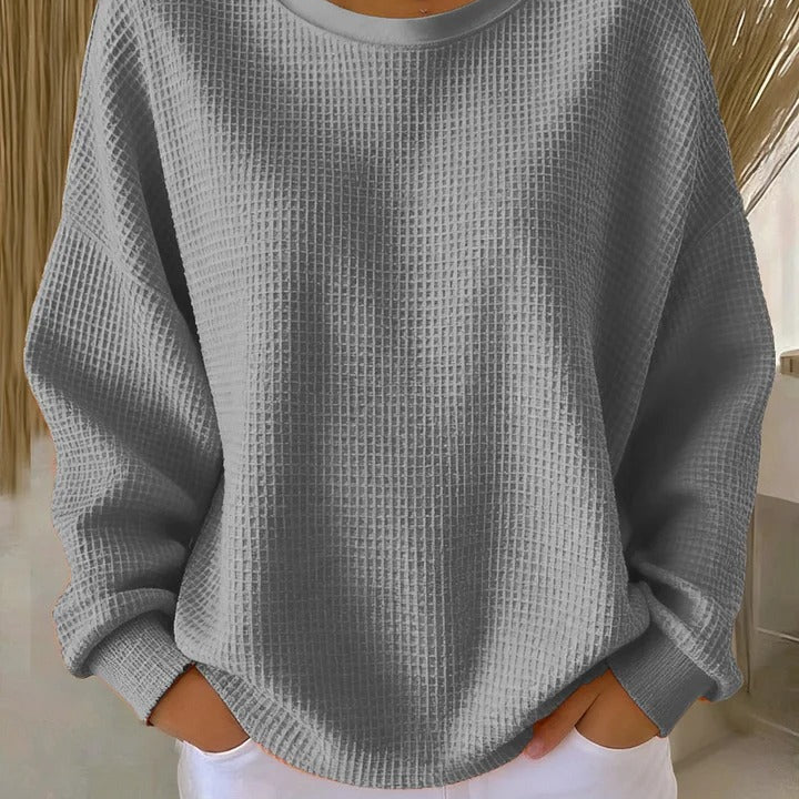 Diane | Classic Waffle Knit Sweater