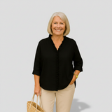 Samantha - Soft Ruffle Blouse