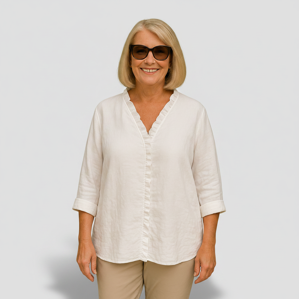 Samantha - Soft Ruffle Blouse