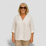 Samantha - Soft Ruffle Blouse