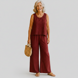 Joyce | Sleeveless Two-Piece Set