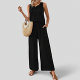 Joyce | Sleeveless Two-Piece Set