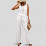 Joyce | Sleeveless Two-Piece Set