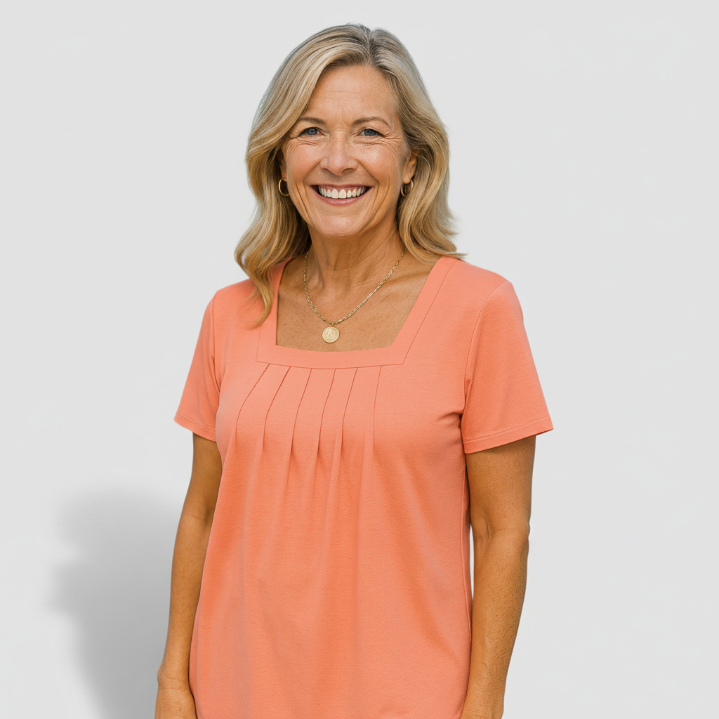 Savannah - Pleated Comfort Top