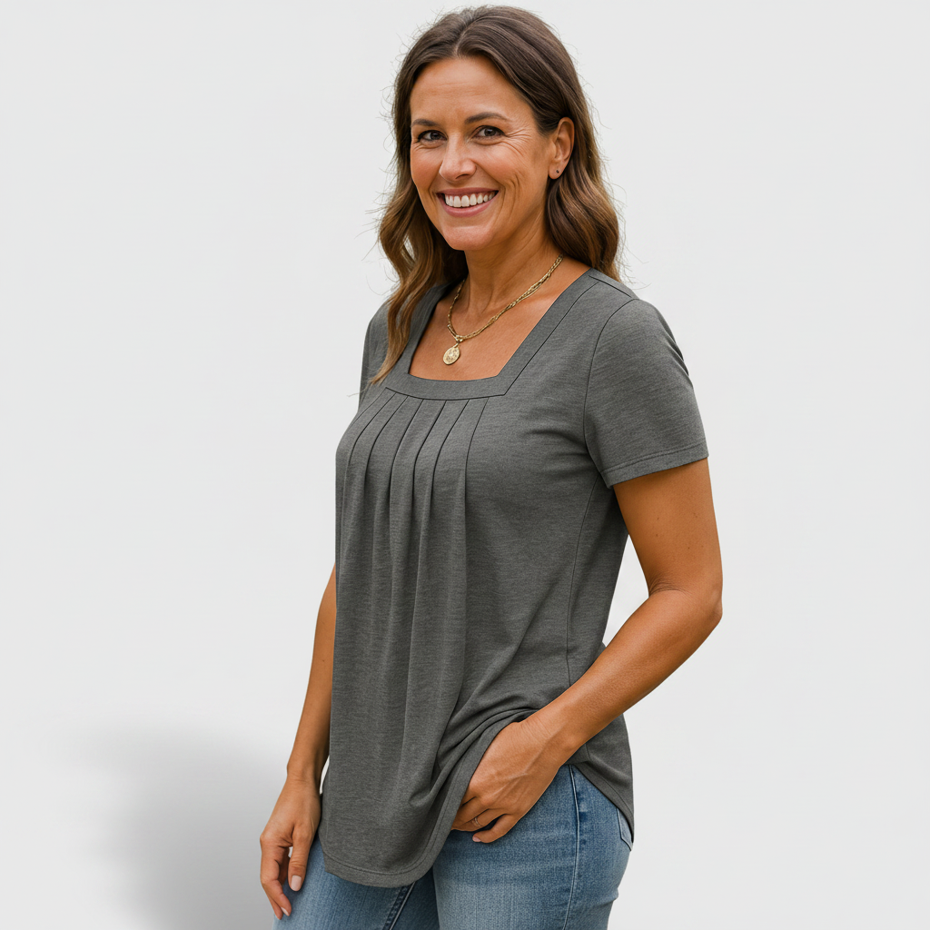 Savannah - Pleated Comfort Top