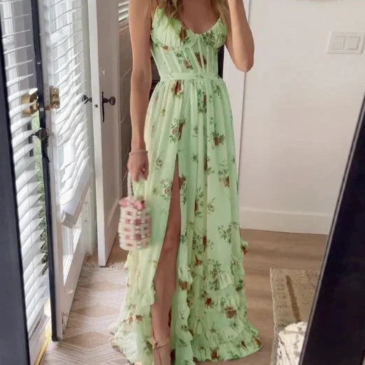 Wendy | Floral Print Midi Dress