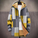 Peggy | Yellow and Gray Colorblock Jacket