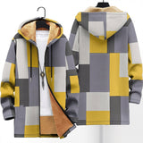 Peggy | Yellow and Gray Colorblock Jacket