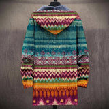 Nicole | Multicolor Aztec Stripe Print Jacket