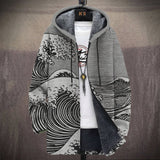 Leona | Ocean Wave Print Jacket