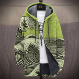 Leona | Ocean Wave Print Jacket