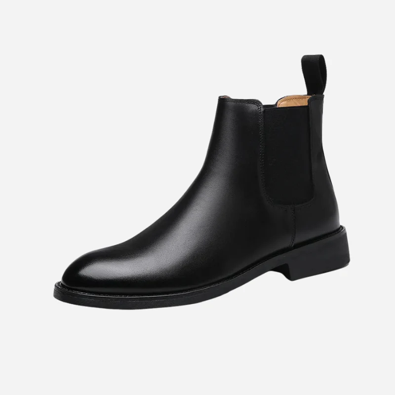 Tyler | Beige Suede-Look Chelsea Boots