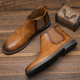 Evan | Brown Classic Chelsea Boots