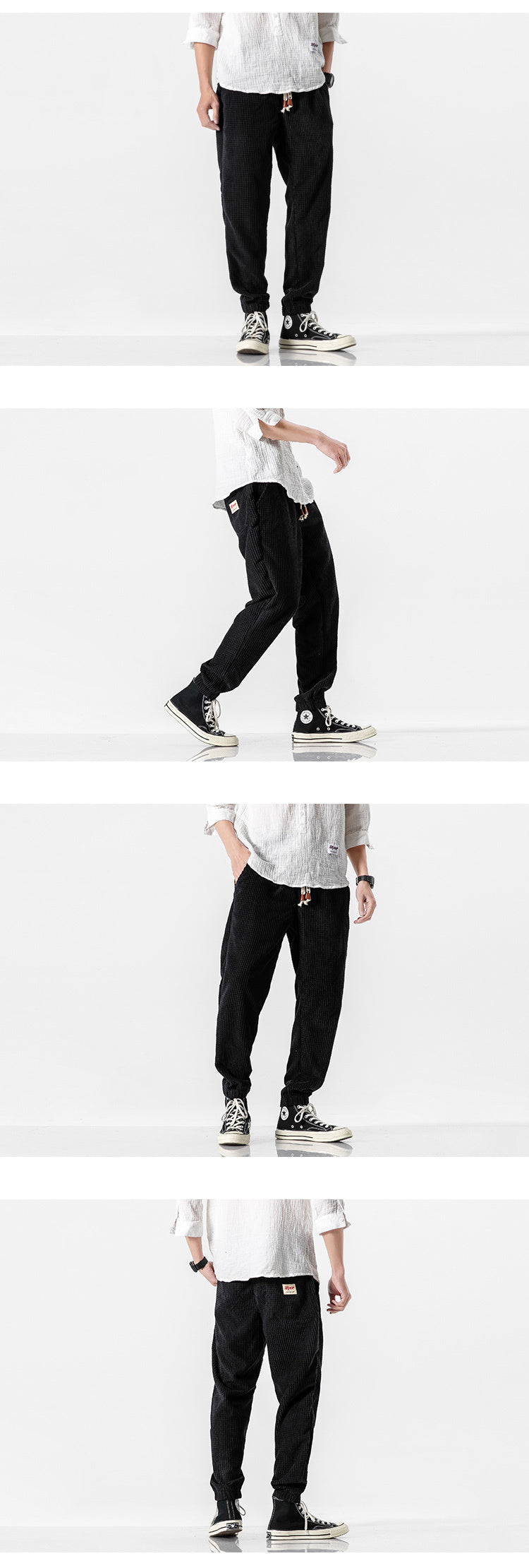 Ford men's corduroy jogger pants, view 6