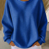 Diane | Classic Waffle Knit Sweater