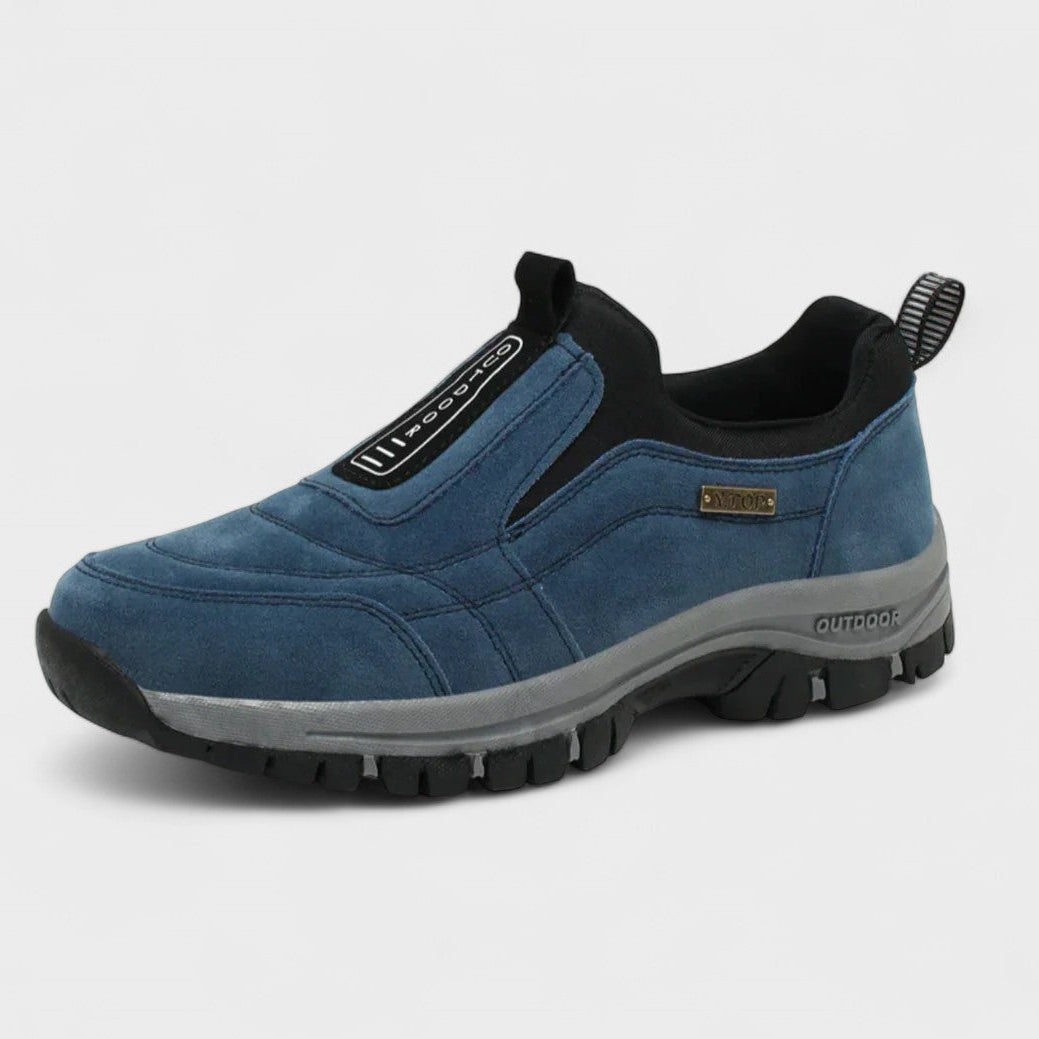 Pierre | Blue Comfort Slip-On Shoes