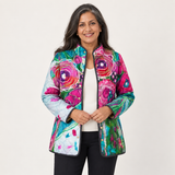 Tessa | Floral Patterned Quilted Jacket