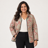 Grace | Vintage Floral Quilted Jacket