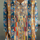 Andrea - Artistic Mosaic Blouse
